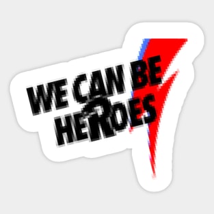 David Bowie Ziggy Stardust Sticker